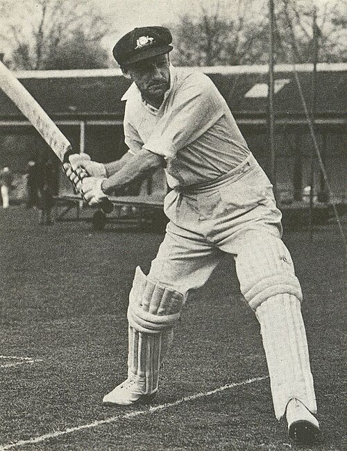 Sir Donald Bradman Australian cricket player photo