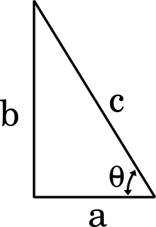 label sides trigonometry triangle three